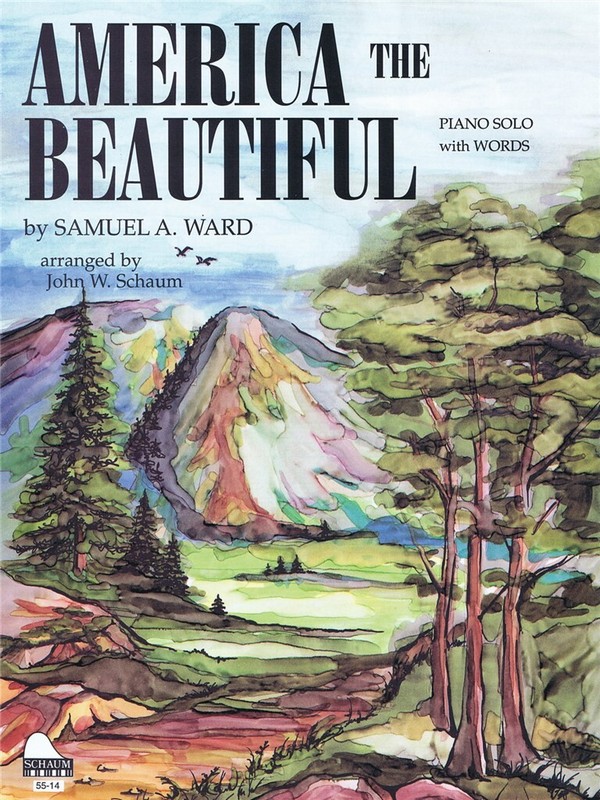 America the Beautiful  Klavier  Buch