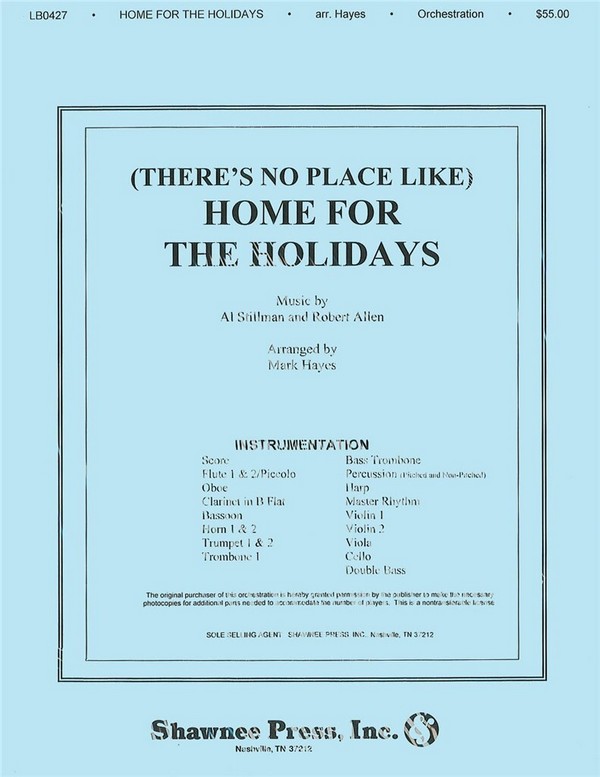 (There's No Place Like) Home for the Holidays  Orchestra  Partitur + Stimmen