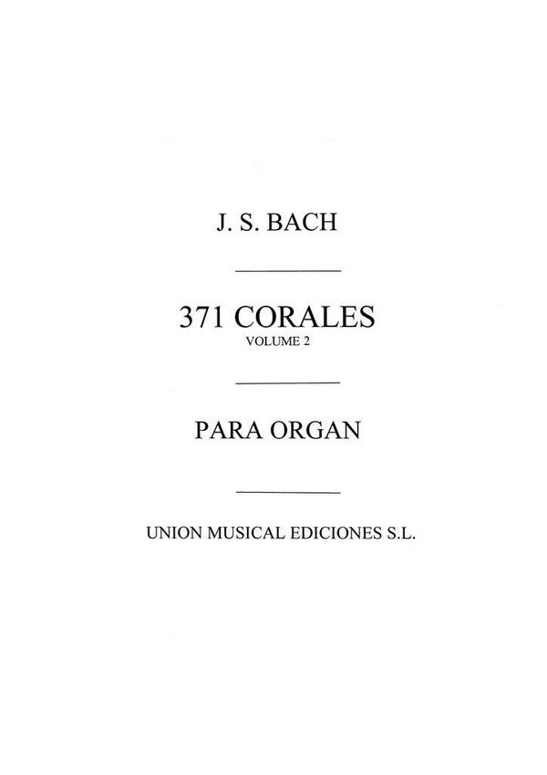 371 Corales Volume 2  Orgel  Buch