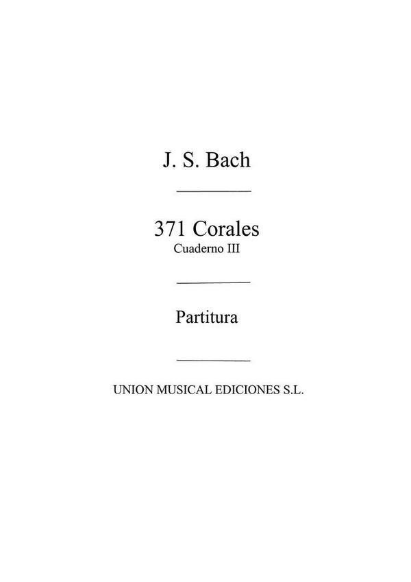 371 Corales Volume 3  Orgel  Buch