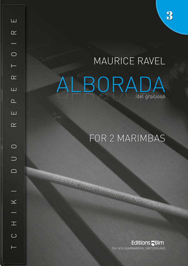 Alborada del Gracioso  for 2 marimbas  2 scores
