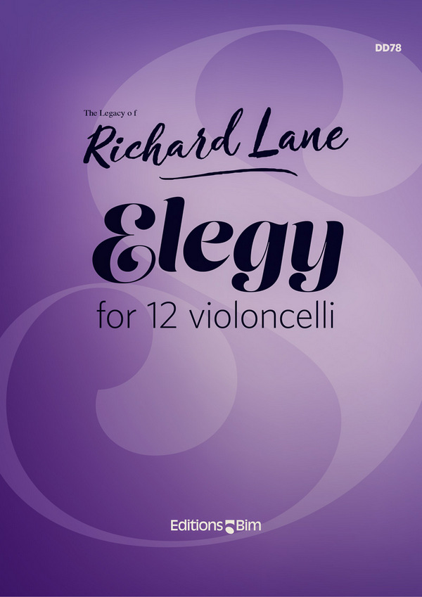 Elegy  for 12 Violoncelli  score and parts