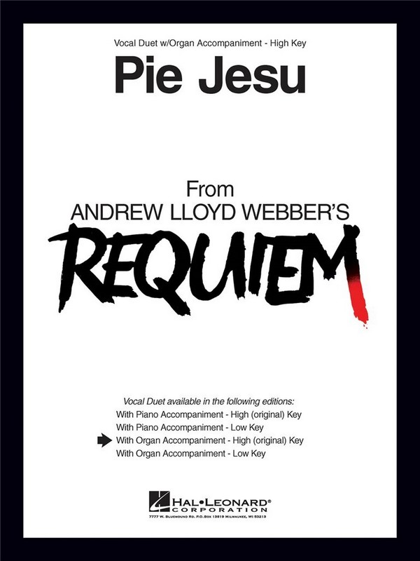 Pie Jesu from Requiem (high version)
