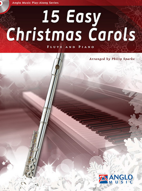 15 easy Christmas Carols (+CD)  for flute and piano  