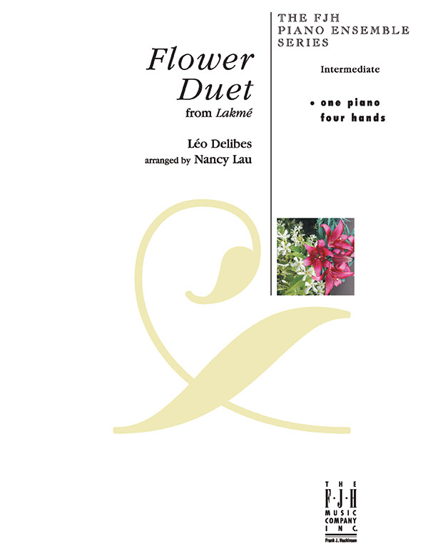 Flower Duet  for piano 4 hands  score