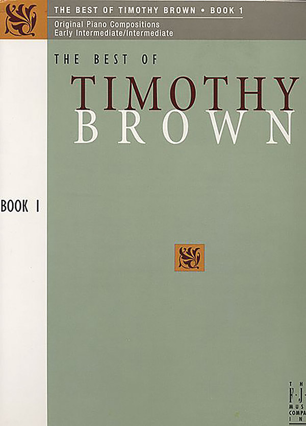 Best of Timothy Brown vol.1  for piano  