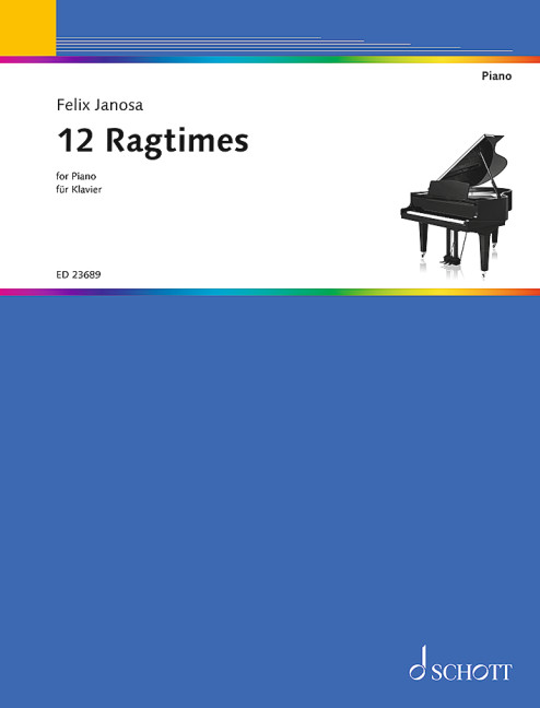 12 Ragtimes  für Klavier  