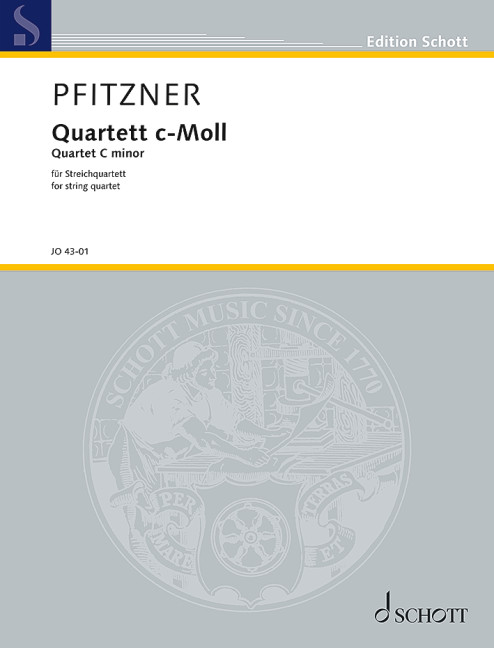 Quartett c-Moll op. 50  für Streichquartett  Partitur und Stimmen