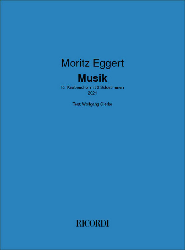 Musik  Soloists and Children's Choir  Book
