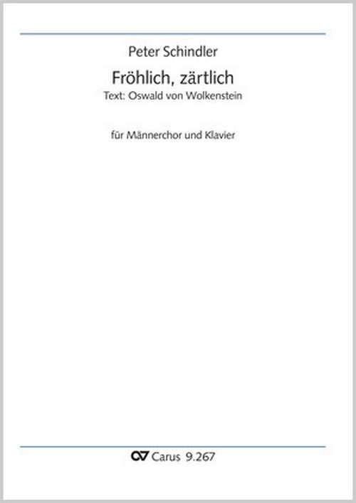 Fröhlich, zärtlich  Coro TB, Pfte  Partitur