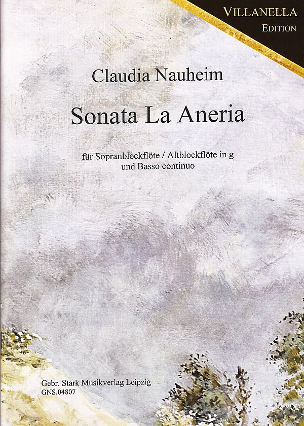 Sonata 'La Aneria'  für Sopran/Altblockflöte in g und Bc  