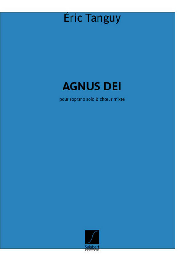 Agnus Dei  Soprano and Mixed Choir  Book