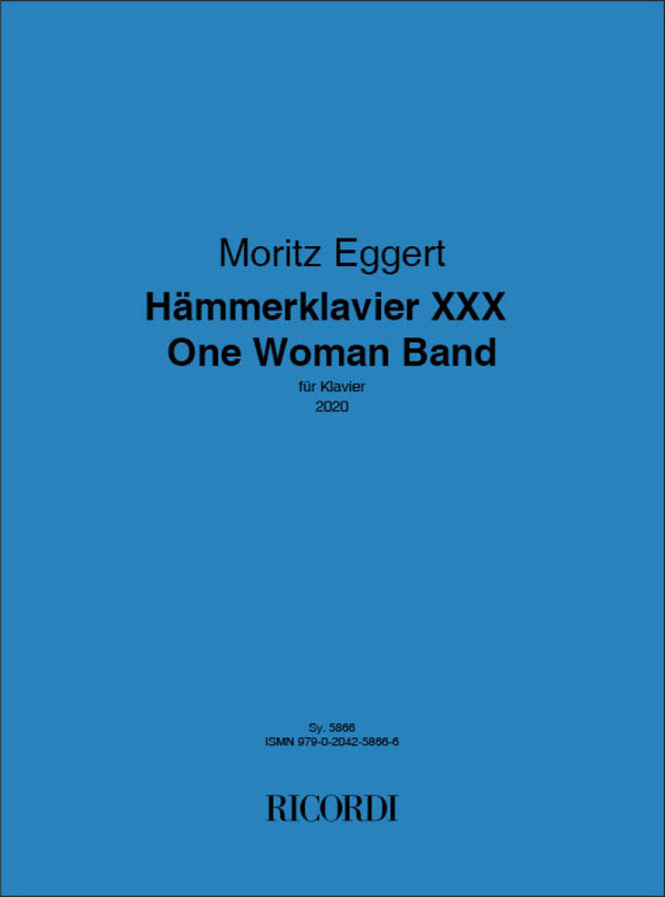 Hämmerklavier XXX - One Woman Band  Piano  Book