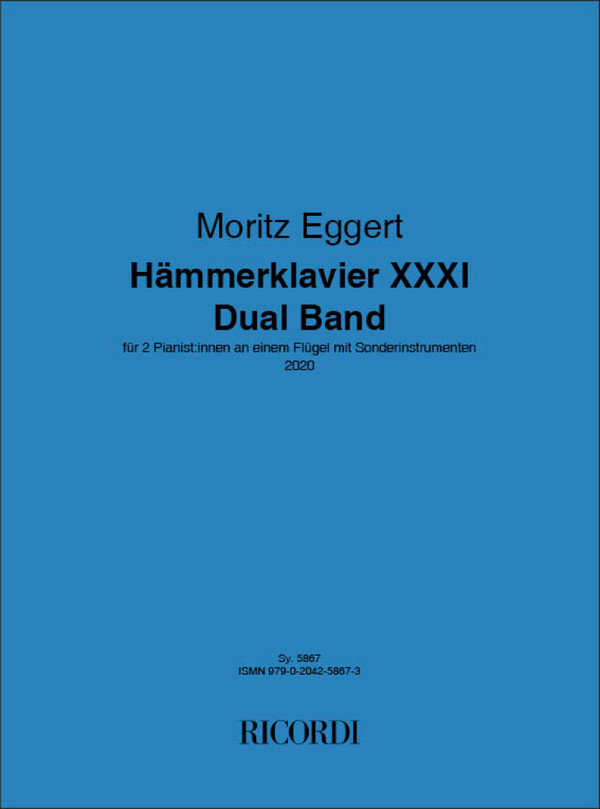 Hämmerklavier XXXI - Dual Band  Piano Duet  Book