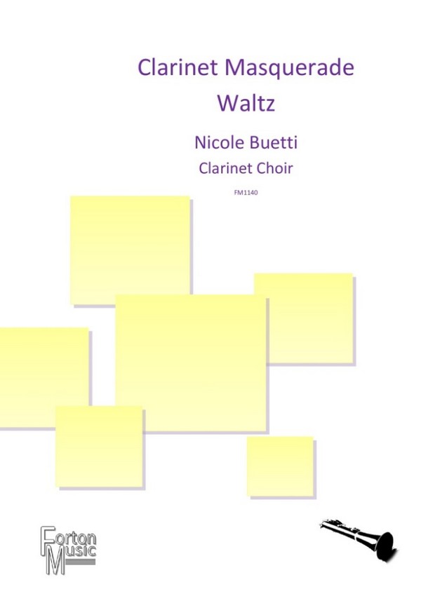 Clarinet Masquerade Waltz  Clarinet Ensemble  Set
