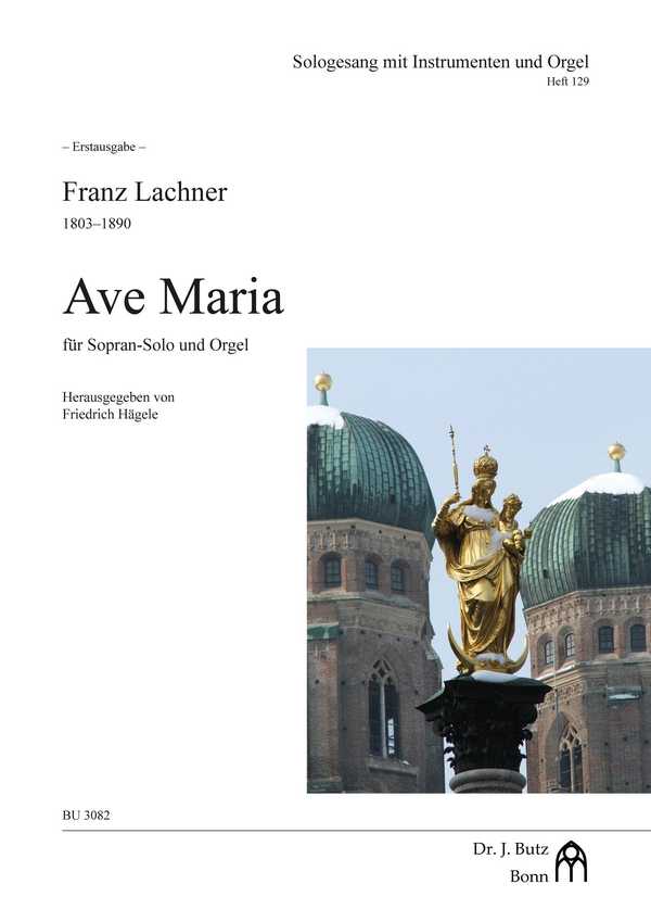 Ave Maria  für Sopran-Solo und Orgel  