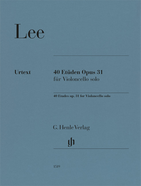 40 Etüden op. 31 für Violoncello solo  Violoncello solo  