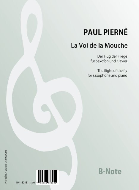 La Voi de la Mouche (Der Flug der Fliege)   für Saxofon und Klavier  