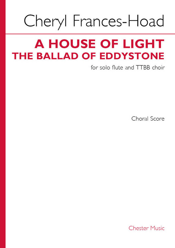 A House of Light (The Ballad of Eddystone)  TTBB and Flute  Vocal Score