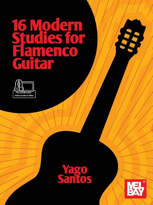 16 Modern Studies for Flamenco Guitar  Guitar  Book & Media-Online