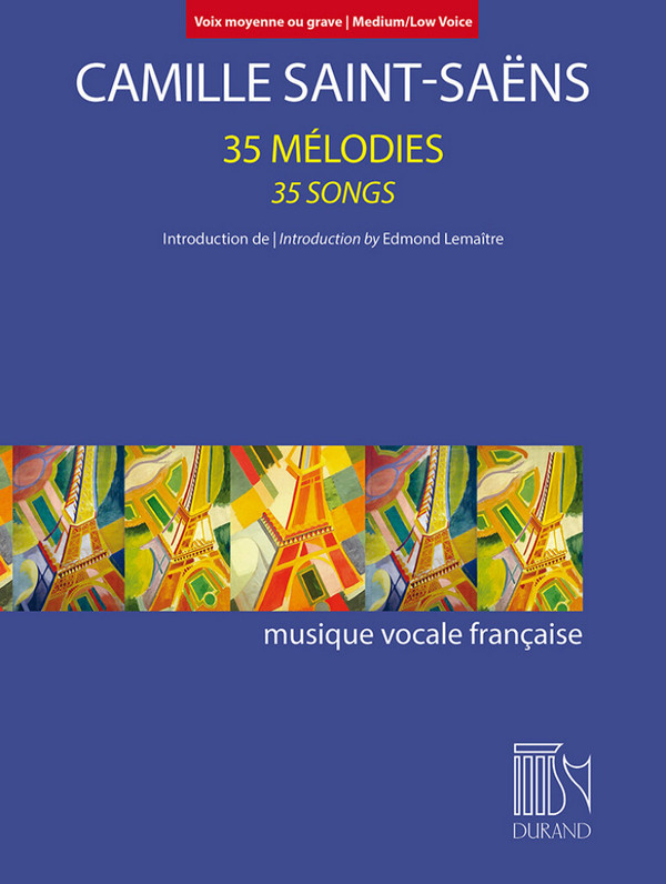 35 Mélodies - 35 Songs (Medium/Low Voice)  Medium/Low Voice and Piano  Book