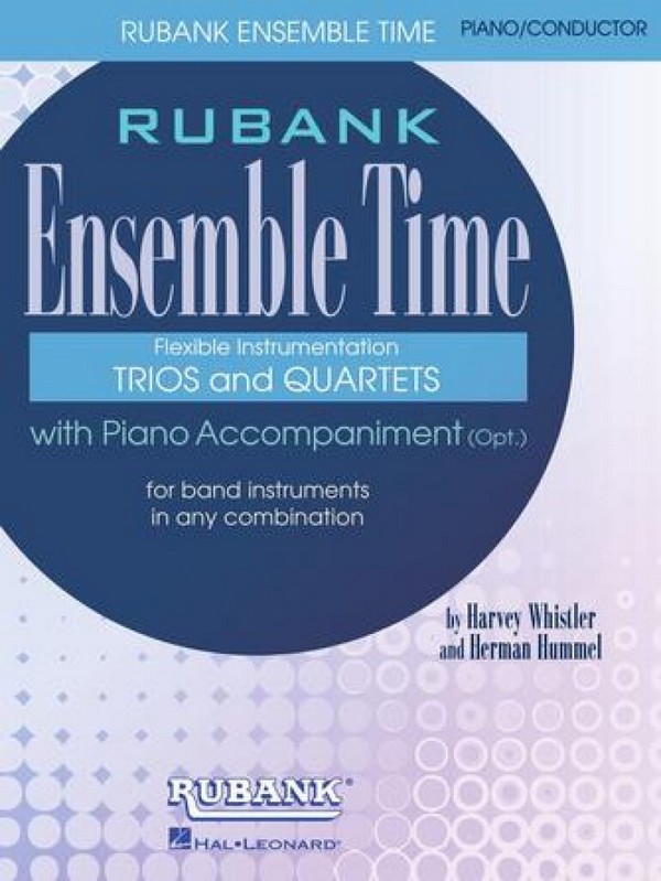 Ensemble Time - Piano Conductor  Wind Ensemble and Piano accomp.  Partitur