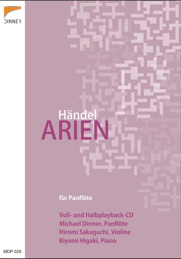 Händel Arien Vol.1 +2 (+2CD's)  für Panflöte  Set von 2 Bänden
