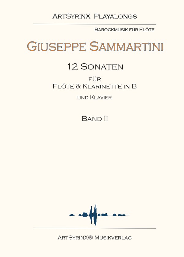  12 Sonaten   für Flöte, Klarinette und Klavier  Set (2Spielpartituren, Klavierpartitur und CD)
