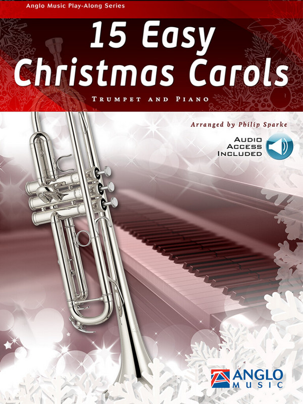 15 Easy Christmas Carols  Trumpet and Piano  Book & Part & A-Online