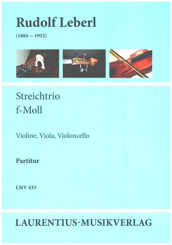 Streichtrio f-Moll  für Violine, Viola und Violoncello  Partitur und Stimmen