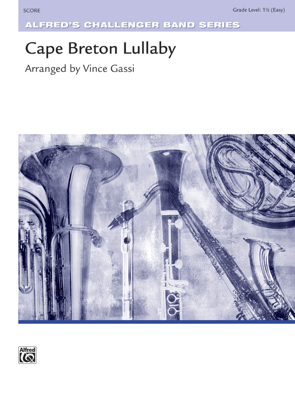 Cape Breton Lullaby (c/b score)  Symphonic wind band  