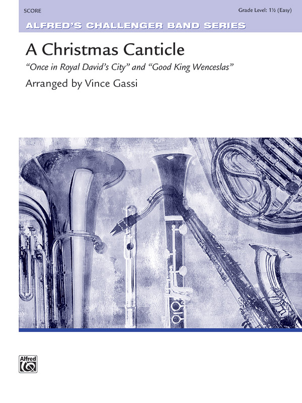 Christmas Canticle, A (c/b score)  Symphonic wind band  