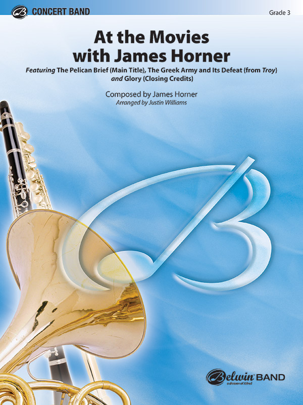 At Movies With James Horner (c/b)  Symphonic wind band  