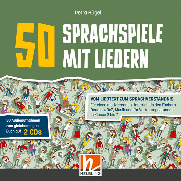 50 Sprachspiele mit Liedern - Audio-Doppel-CD    Päd|GS