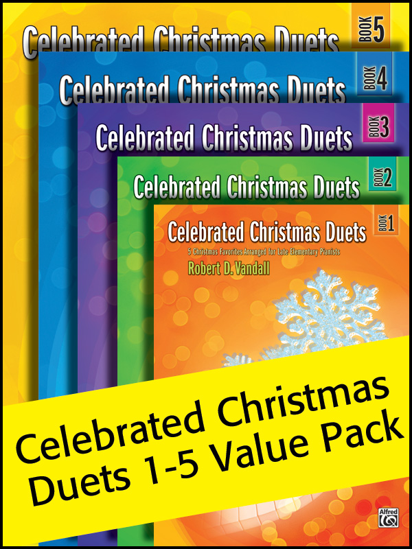 Celebrated Christmas Duets 1-5 Value PK  Piano Supplemental  