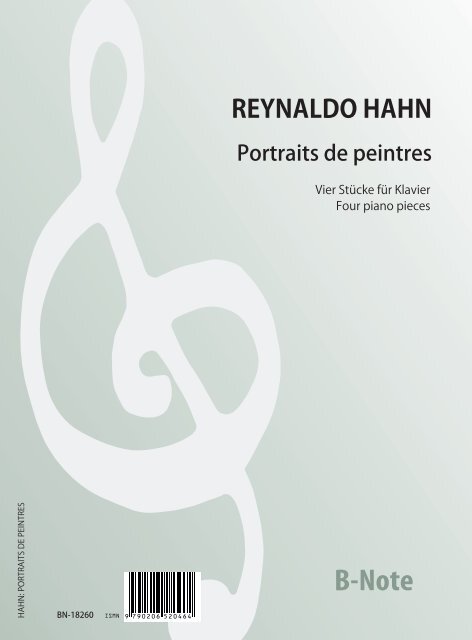 Portraits de peintres (Malerporträts) für Klavier  Klavier  Spielnoten