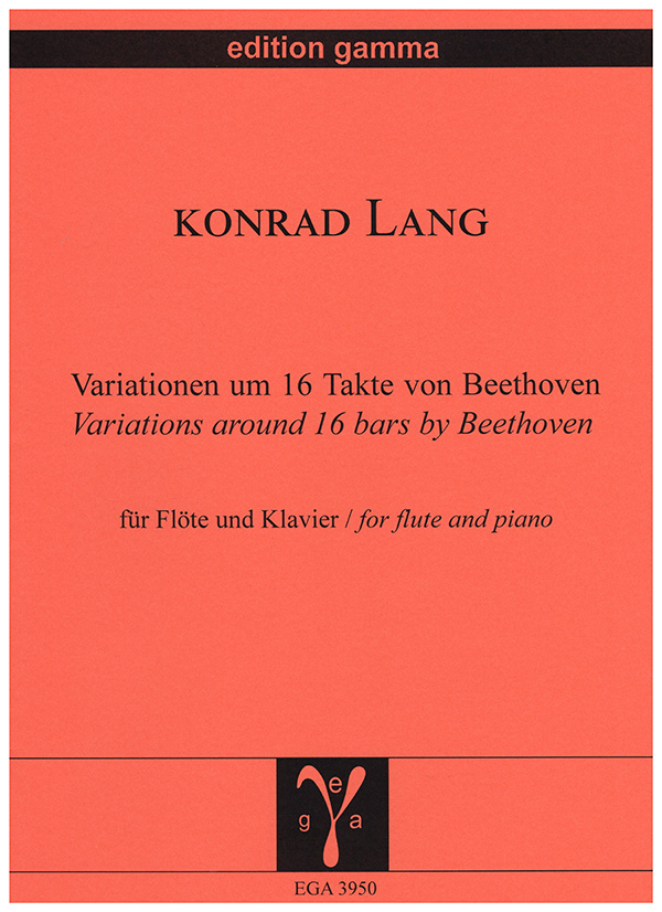 Variationen um 16 Takte von Beethoven  für Flöte und Klavier  