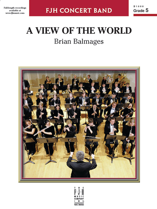 A View of the World (c/b score)  Symphonic wind band  