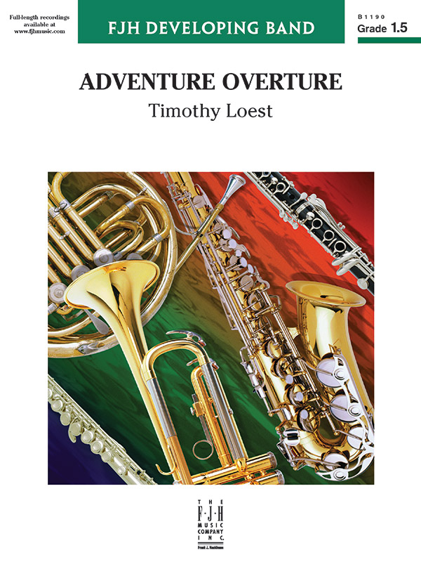 Adventure Overture (c/b score)  Symphonic wind band  