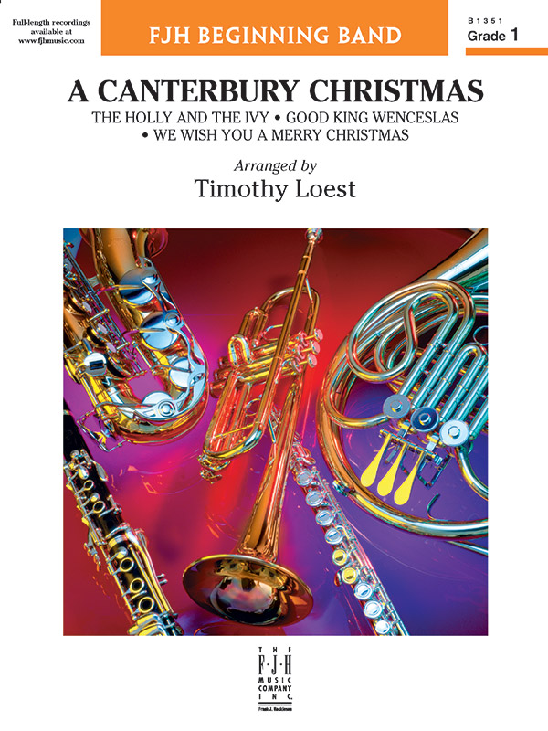 A Canterbury Christmas (c/b score)  Symphonic wind band  