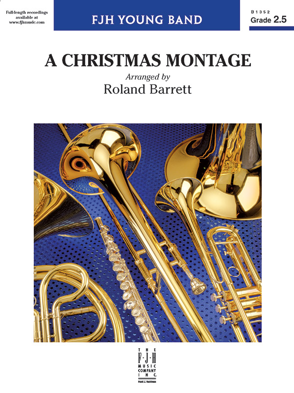 A Christmas Montage (c/b score)  Symphonic wind band  