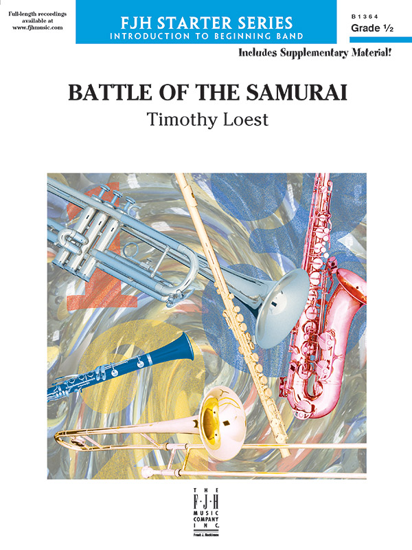 Battle of the Samurai (c/b score)  Symphonic wind band  