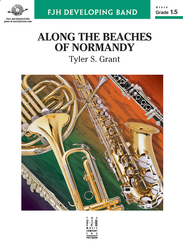 Along the Beaches of Normandy (c/b)  Symphonic wind band  