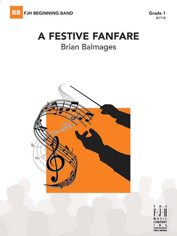 A Festive Fanfare (c/b score)  Symphonic wind band  