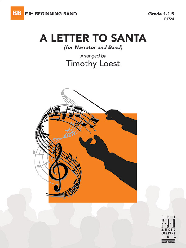 A Letter to Santa (c/b score)  Symphonic wind band  