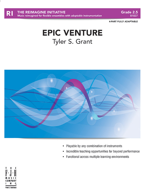 Epic Venture (c/b score)  Symphonic wind band  