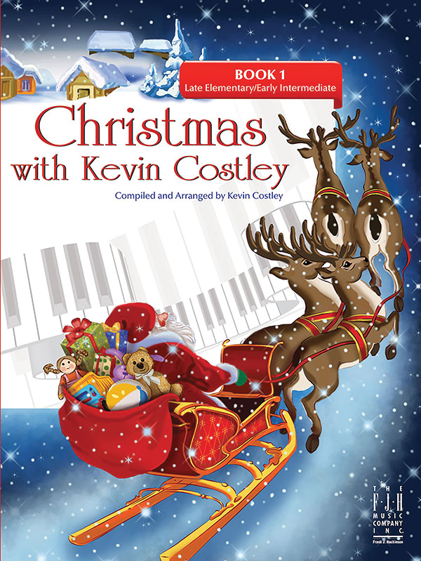Christmas with Kevin Costley, Book 1  Piano teaching material  