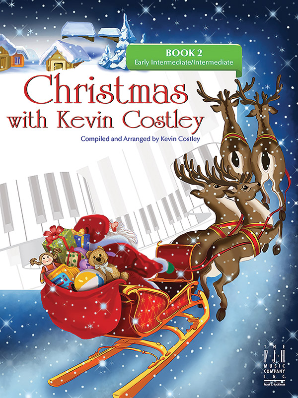 Christmas with Kevin Costley, Book 2  Piano teaching material  