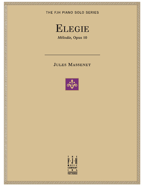 Elegie, Melodie, Op 10 (piano)  Piano Solo  