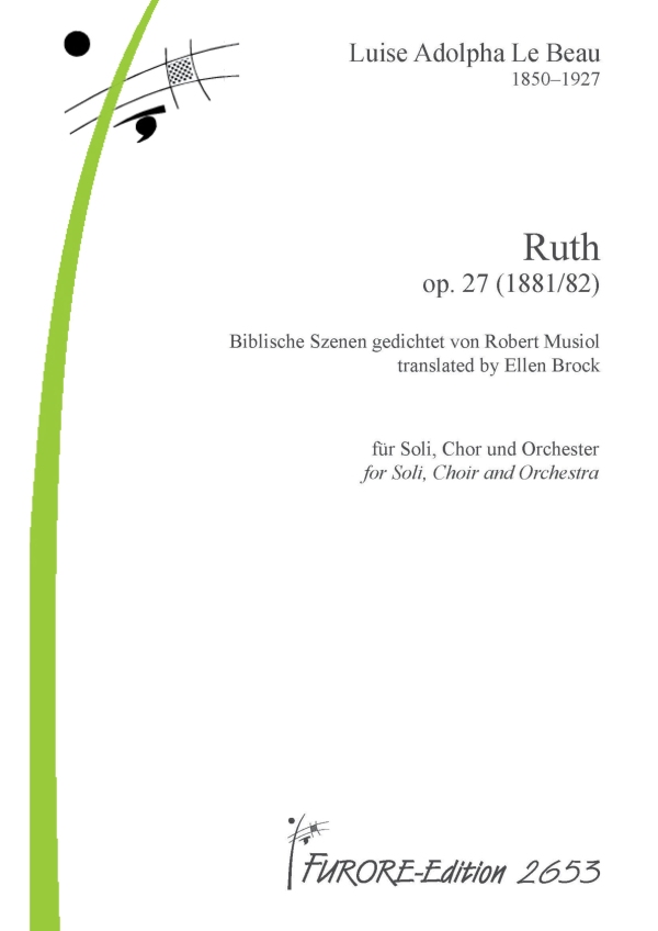 Ruth op.27 - Biblische Szenen  für Soli, gem Chor und Orchester  Klavierauszug